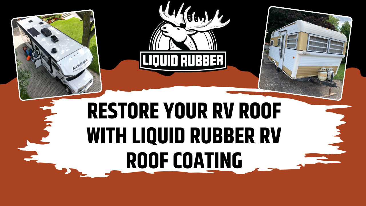 RV ROOF MAGIC – Fix RV Roof Leaks 1 Gallon Pail White Liquid Rubber Sealant  Covers 50 SQFT - Liquid Rubber Waterproof RV Sealant 10 Yr Warranty 