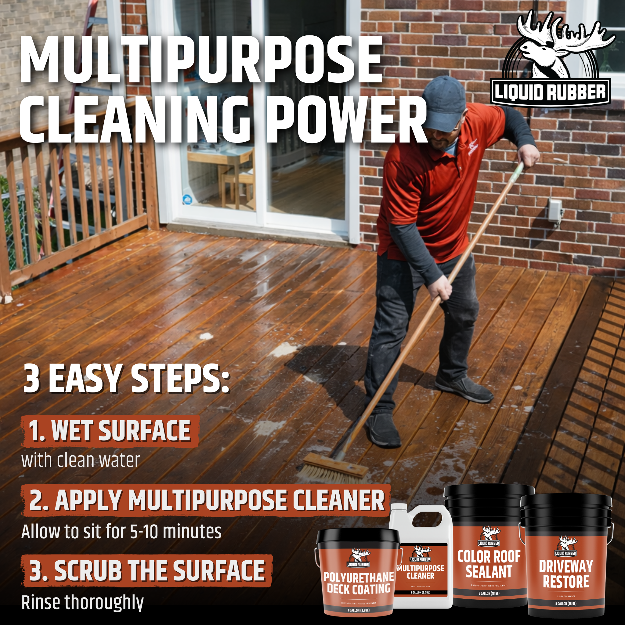 Multipurpose Cleaner - Effective, Safe Cleaning Solution – Liquid Rubber