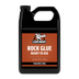 Black container of Liquid Rubber Rock Glue on a white background