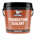 Liquid Rubber Foundation Sealant 1-gallon bucket transparent background