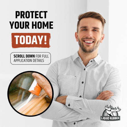 Silicone Caulking Adhesive Protective Sealant | Liquid Rubber White