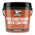 Liquid Rubber Polyurethane Deck Coating 1-gallon bucket transparent background