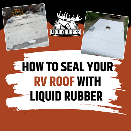 How To Seal Your RV Roof With Liquid Rubber Video